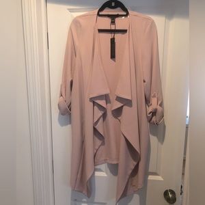 Flowy cardigan blazer